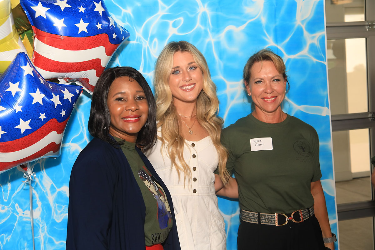 Corinthia Elder, Riley Gaines and Camie Green Corinthia Elder, Riley Gaines and Camie Green