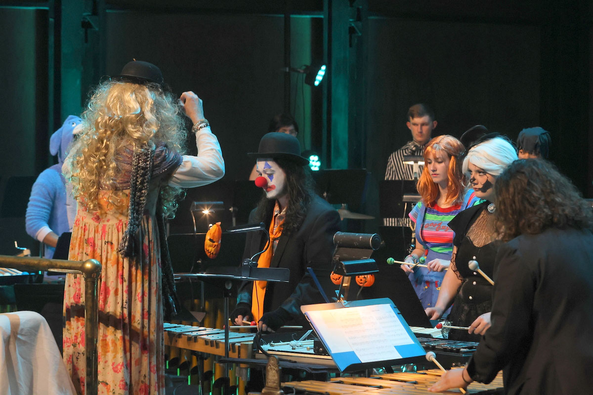 APSU Percussion Ensemble Halloween Concert. (Tony Centonze, Clarksville Living Magazine) APSU Percussion Ensemble Halloween Concert. (Tony Centonze, Clarksville Living Magazine)