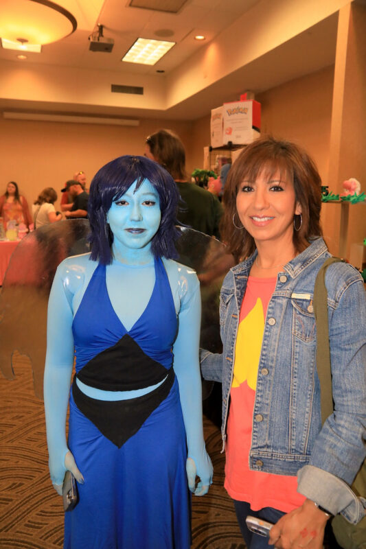 Avery as Lapis Lazuli and Rosie Miller