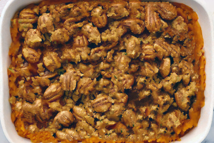 Bourbon Pecan Sweet Potatoes