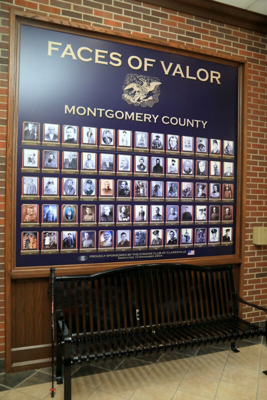 Faces of Valor at Montgomery County Courthouse Faces of Valor at Montgomery County Courthouse