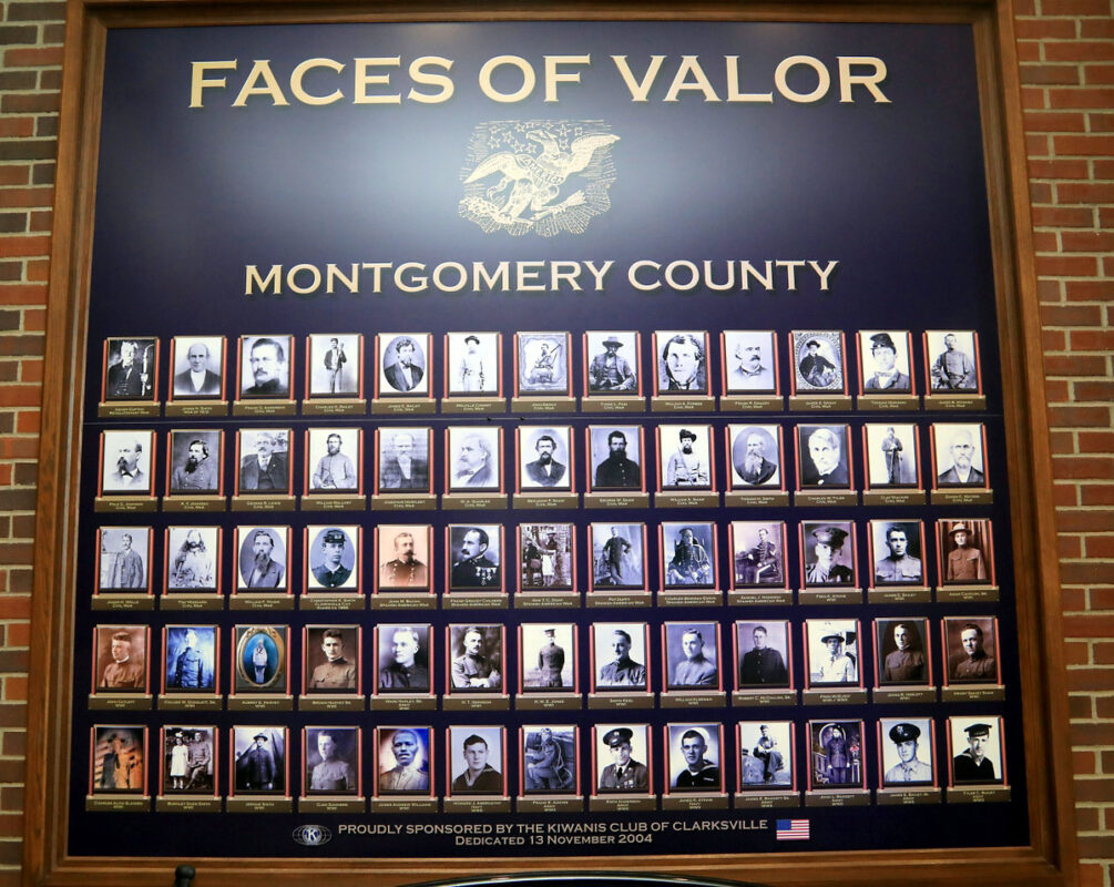 Faces of Valor at Montgomery County Courthouse Faces of Valor at Montgomery County Courthouse