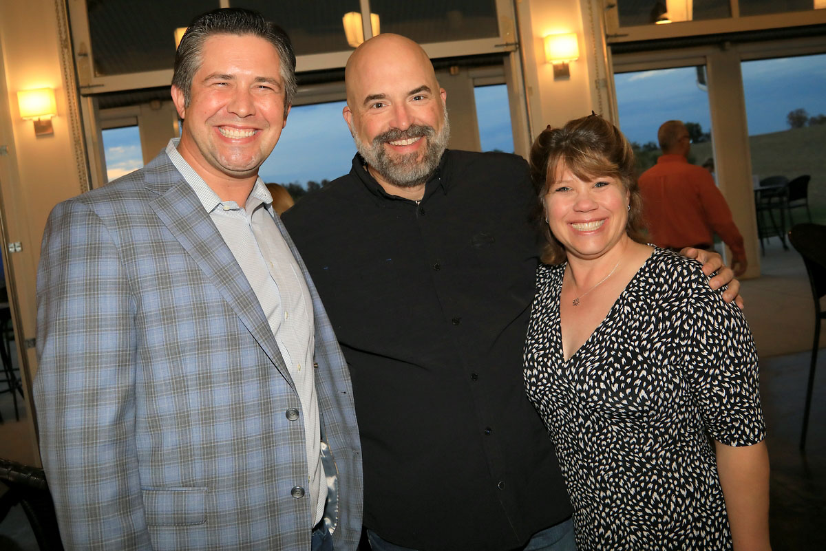 Mayor Wes Golden, Chad and Brenda Hunley Mayor Wes Golden, Chad and Brenda Hunley