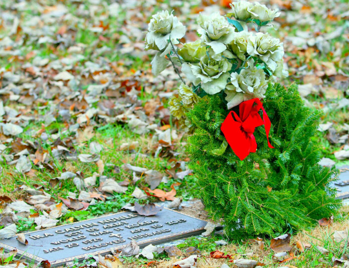 About 400 people came out to Resthaven Memorial Gardens to participate in Wreaths Across America Day.