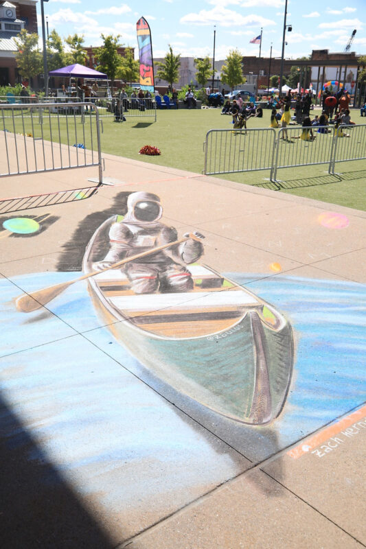 Astronaut Canoeing by Zach Herndon Astronaut Canoeing by Zach Herndon
