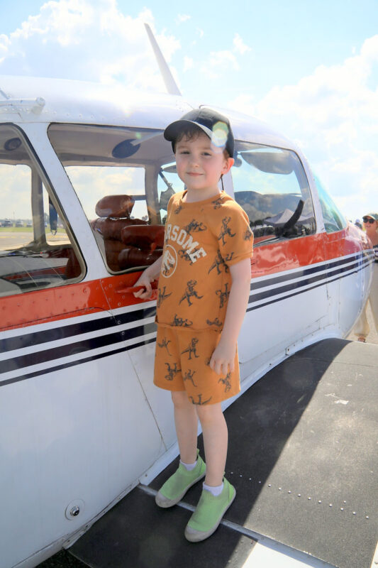 Bentley Burchett having fun at Just Plane Fun Day Bentley Burchett having fun at Just Plane Fun Day