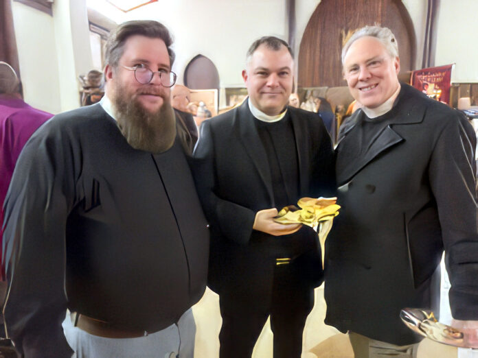 Reverend Chad McCabe installed as 34th rector of Trinity Episcopal Parish. (Christie Crawford, Clarksville Living Magazine)