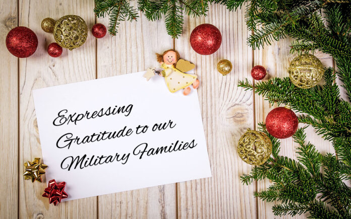 Expressing Gratitude to our Military Families