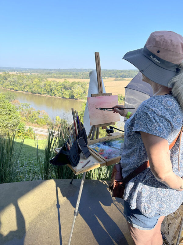 Kris Lee Plein Air Painting TDA 2023