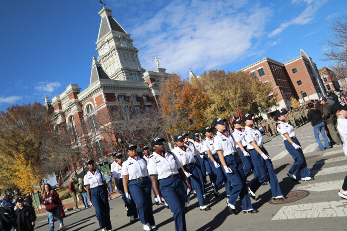 Clarksville, Tennessee’s 2023 Veterans Day Celebration. (Tony Centonze, Clarksville Living Magazine)
