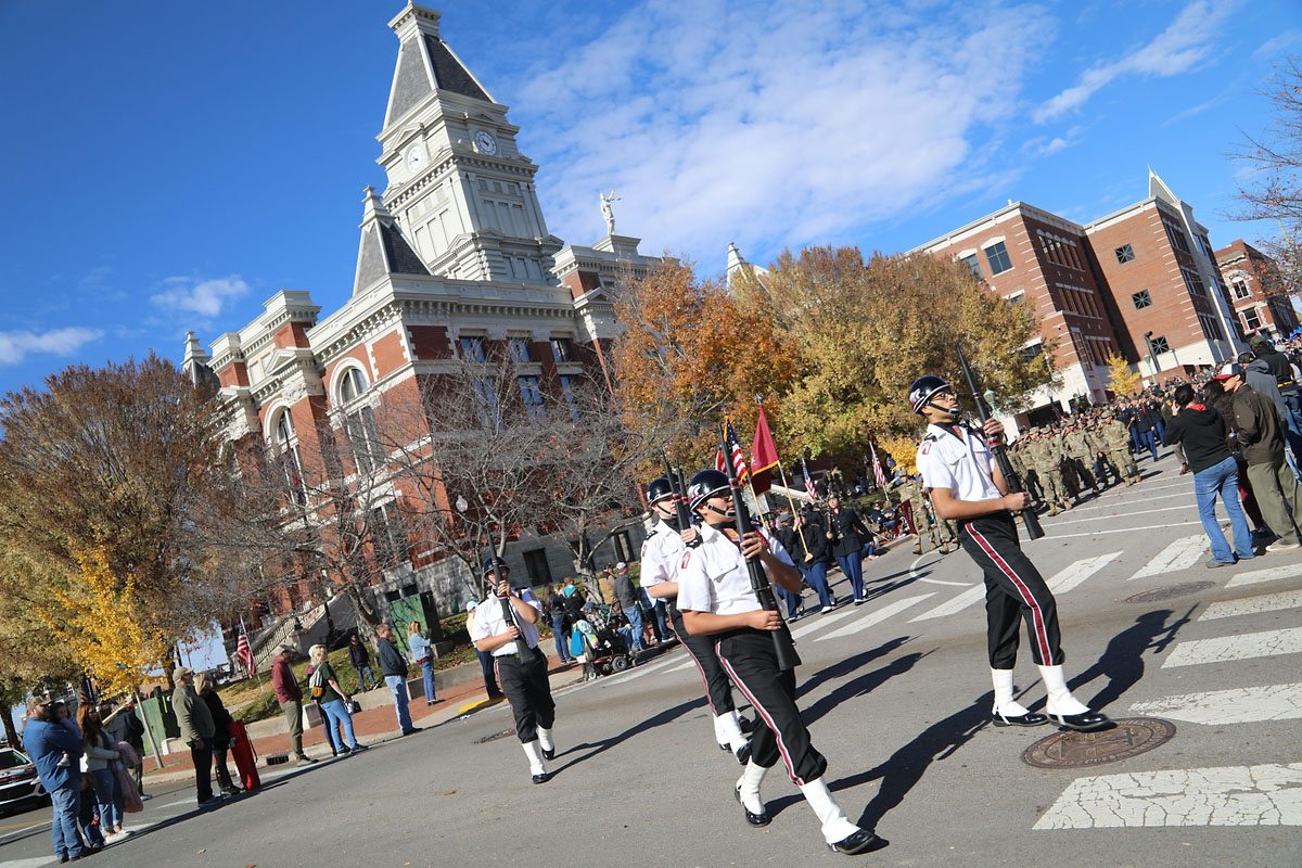 Clarksville, Tennessee’s 2023 Veterans Day Celebration. (Tony Centonze, Clarksville Living Magazine) Clarksville, Tennessee’s 2023 Veterans Day Celebration. (Tony Centonze, Clarksville Living Magazine)