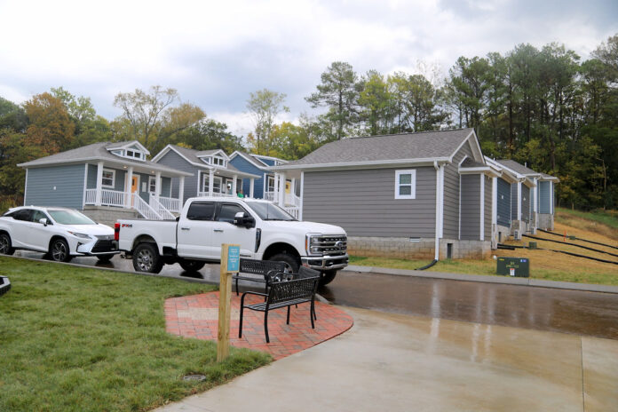 Judy’s Hope, a Tiny Home Ministry, unveils first eight residences. (Tony Centonze, Clarksville Living Magazine)