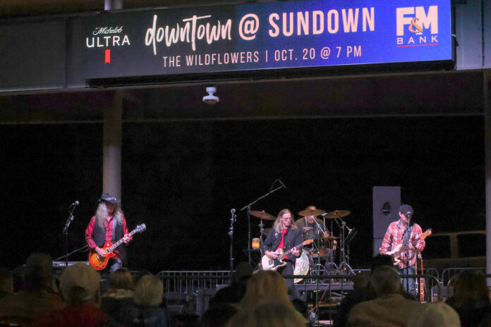 Tom Petty Tribute Band Wildflowers at Downtown Commons. (Tony Centonze, Clarksville Living Magazine)