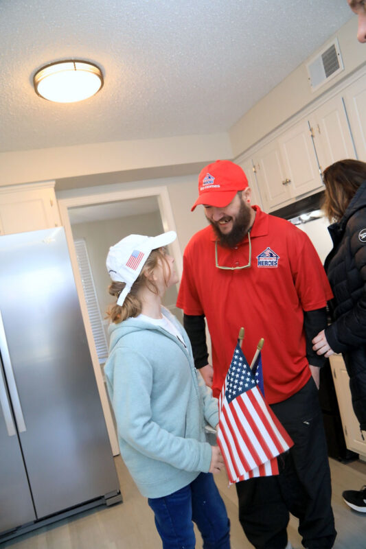 Building Homes for Heroes recently presented a mortgage-free home to wounded veteran U.S. Army Sergeant Richard Davenport. (Tony Centonze, Clarksville Living Magazine)