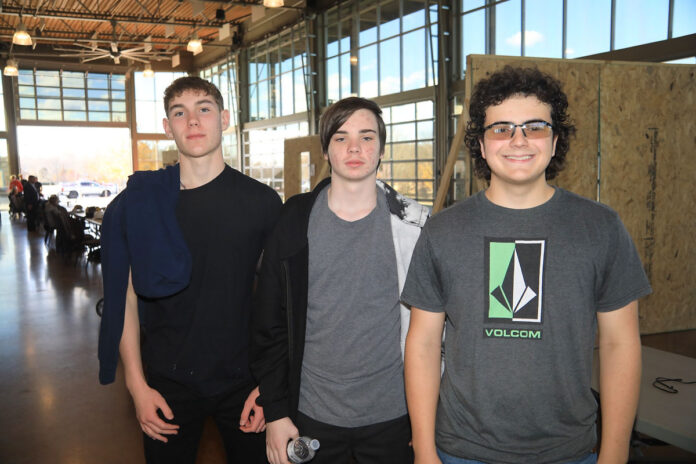 Xander Wilson, Ryan Goode and Aiden Shipman