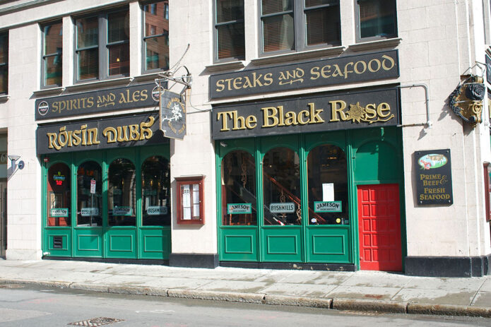 A Boston Irish Pub.