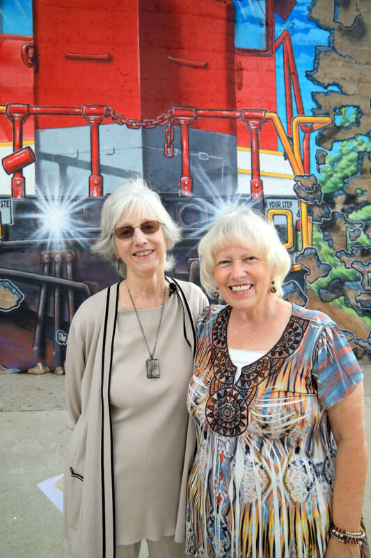 Dr. Ellen Kanervo and Carolyn Ferrell Dr. Ellen Kanervo and Carolyn Ferrell