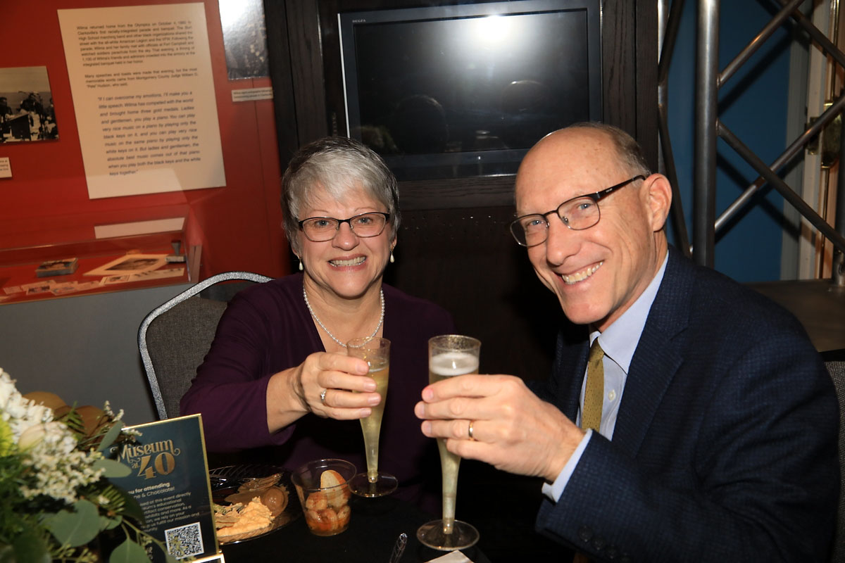 Fun at this year’s Champagne & Chocolate event Fun at this year’s Champagne & Chocolate event