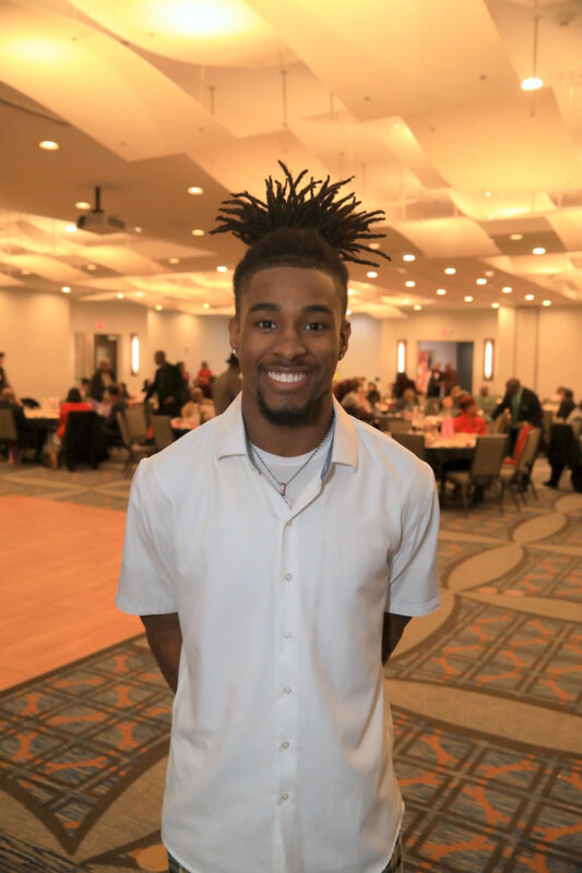 J. E. Stewart Scholarship winner Dezmond Fort J. E. Stewart Scholarship winner Dezmond Fort