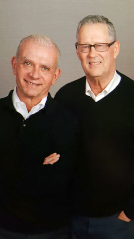 Jim and Brian. {James Neville Vickers)