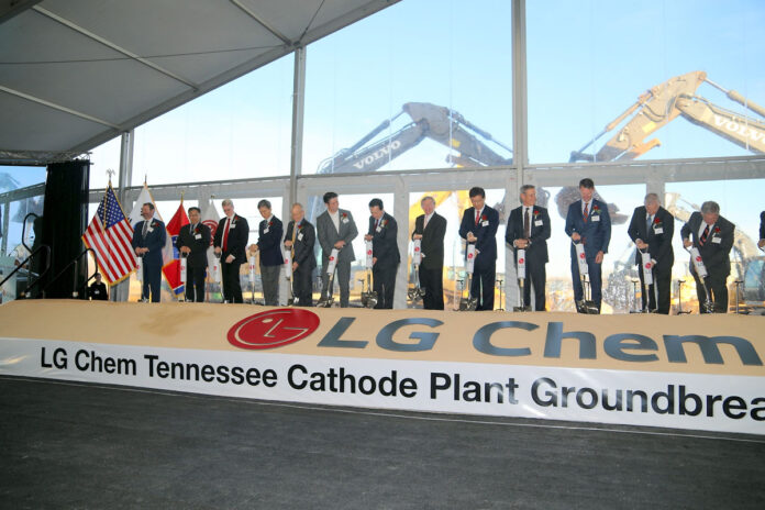LG Chem Groundbreaking Ceremony in Clarksville, TN