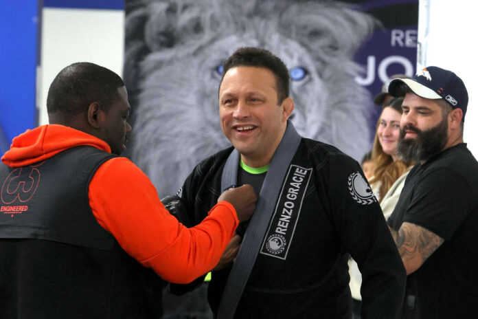 Master Renzo Cracie arrives at Renzo Gracie Clarksville Brazilian Jiu-Jitsu & Combat Sports.