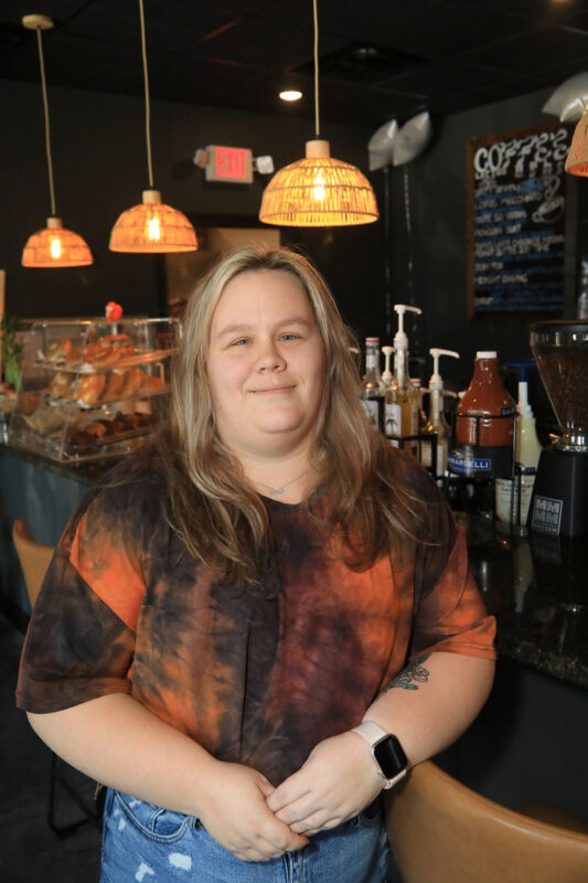 Melissa Olson loves the iced mocha latte