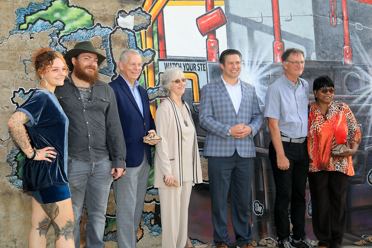 Official unveiling of the Ricky Cavaness mural Last Train to Clarksville Official unveiling of the Ricky Cavaness mural Last Train to Clarksville