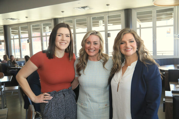 Bri Baird, Danielle Stack and Felicia Waller