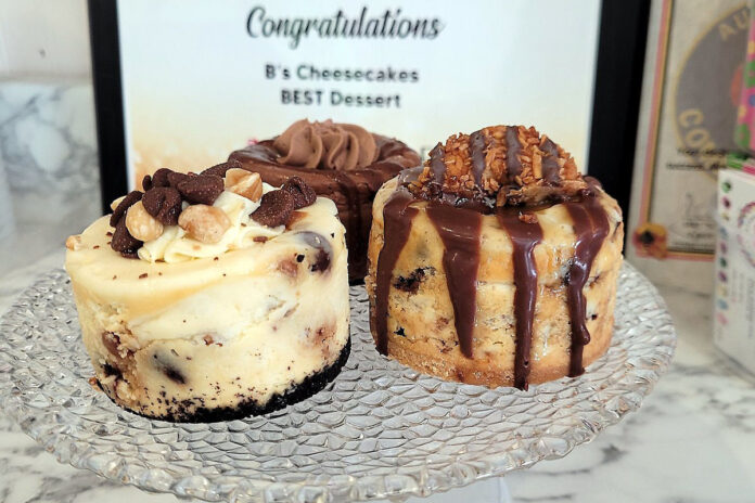 B's Cheesecakes is one of the Clarksville Restaurants to be featured on Food Network's 