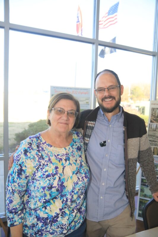 Phyllis Smith and Terry Morris