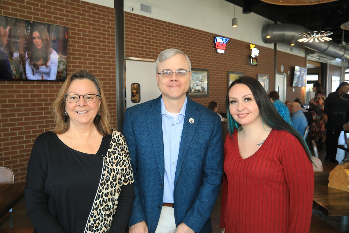 Suzanne Stemseth, Dan Moore and Brittany Hart Suzanne Stemseth, Dan Moore and Brittany Hart