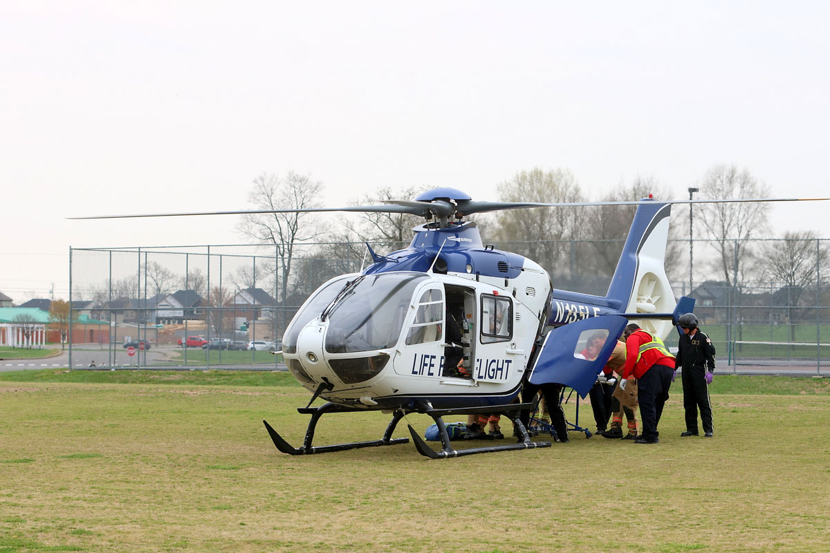 West Creek High School Criminal Justice Academy students are treated to mock crash demonstration by local first responders. (Tony Centonze, Clarksville Living Magazine) West Creek High School Criminal Justice Academy students are treated to mock crash demonstration by local first responders. (Tony Centonze, Clarksville Living Magazine)