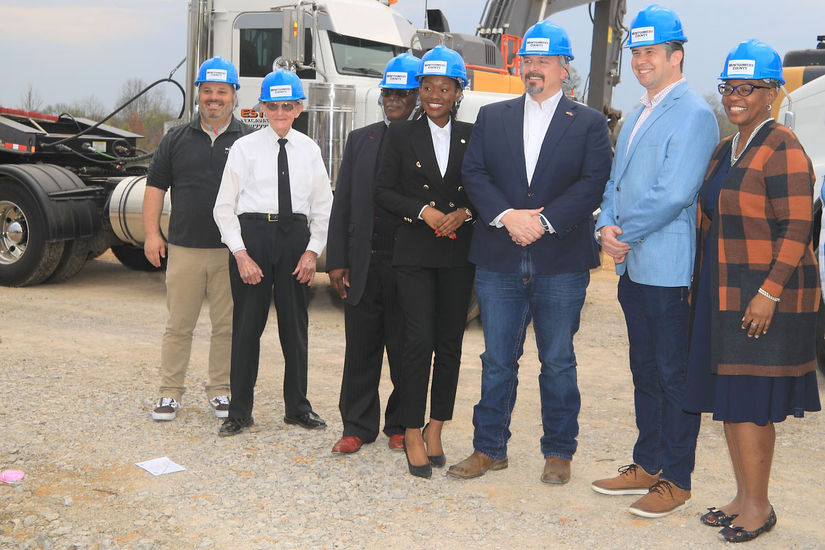 After the ground breaking After the ground breaking