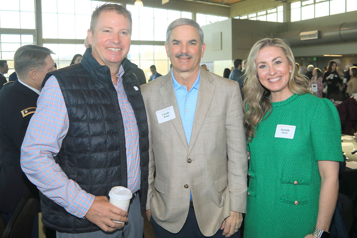 Brent Nicholson, Charlie Koon and Danielle Stack Brent Nicholson, Charlie Koon and Danielle Stack