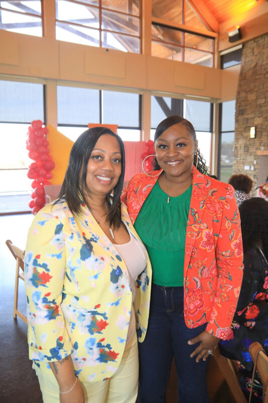 Charika Findley and Letisha Coffee