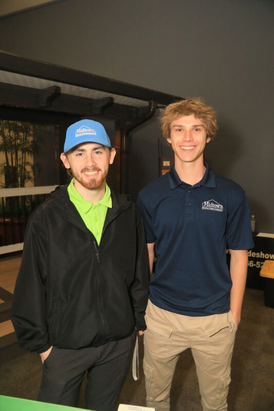 Daniel Hall and Blake Berthenolli Daniel Hall and Blake Berthenolli