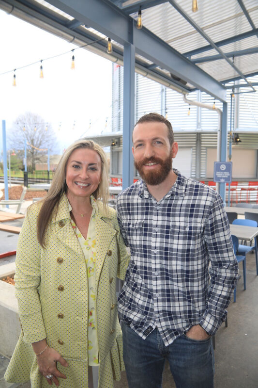 Danielle Stack and Matt Cunningham