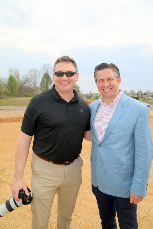 Joshua Peltz and Montgomery County Mayor Wes Golden Joshua Peltz and Montgomery County Mayor Wes Golden