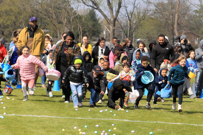 Montgomery County Parks and Recreation’s 2024 Easter Egg Hunt at Civitan Park. (Tony Centonze, Clarksville Living Magazine)