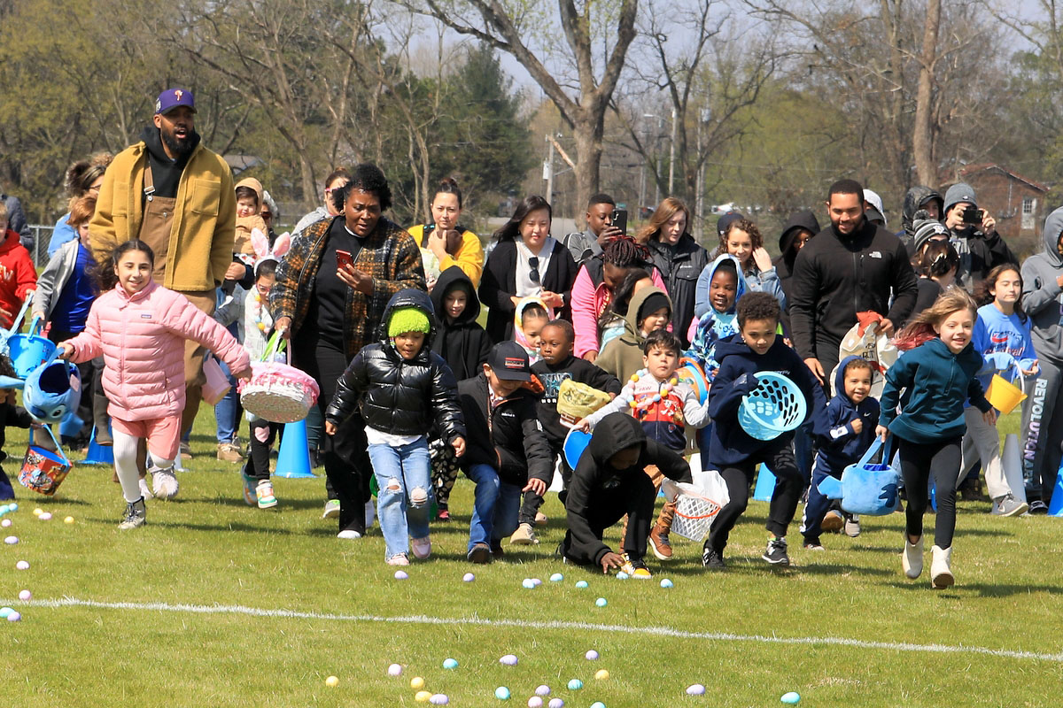 Montgomery County Parks and Recreation’s 2024 Easter Egg Hunt at Civitan Park. (Tony Centonze, Clarksville Living Magazine) Montgomery County Parks and Recreation’s 2024 Easter Egg Hunt at Civitan Park. (Tony Centonze, Clarksville Living Magazine)