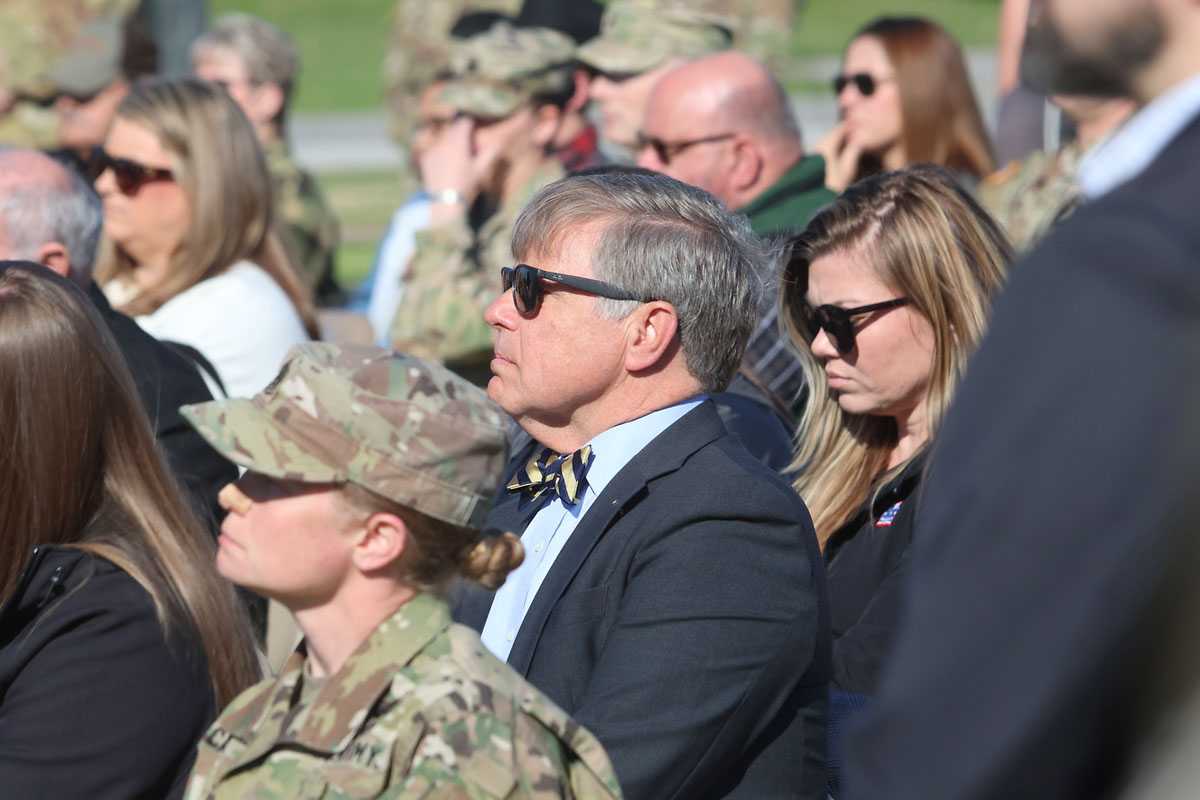 Official unveiling of the 9 Eagles Memorial at Fort Campbell. (Tony Centonze, Clarksville Living Magazine) Official unveiling of the 9 Eagles Memorial at Fort Campbell. (Tony Centonze, Clarksville Living Magazine)