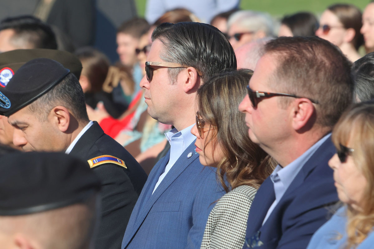 Official unveiling of the 9 Eagles Memorial at Fort Campbell. (Tony Centonze, Clarksville Living Magazine) Official unveiling of the 9 Eagles Memorial at Fort Campbell. (Tony Centonze, Clarksville Living Magazine)
