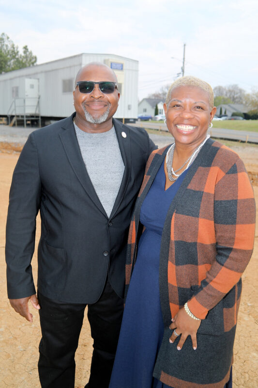 Representative Ronnie Glynn and Commissioner Rashidah Leverett Representative Ronnie Glynn and Commissioner Rashidah Leverett