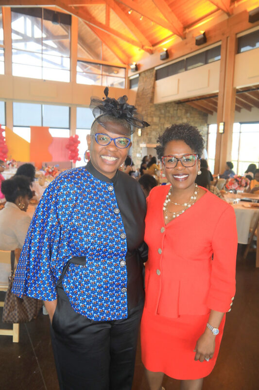 Rashidah Leverett and Kimberly Wiggins