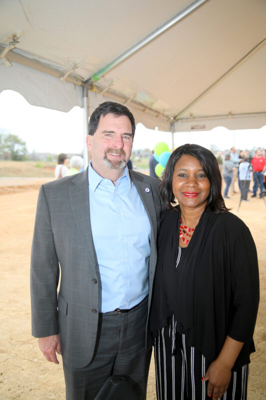 Representative Jeff Burkhart and Corinthia Elder Representative Jeff Burkhart and Corinthia Elder