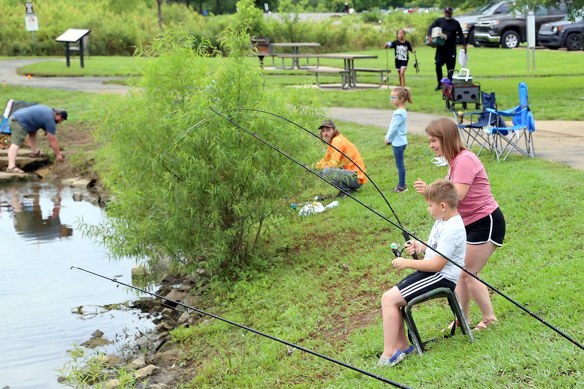 2024 TWRA Fishing Rodeo at Clarksville’s Liberty Park Pond. (Mark Haynes, Clarksville Living Magazine) 2024 TWRA Fishing Rodeo at Clarksville’s Liberty Park Pond. (Mark Haynes, Clarksville Living Magazine)
