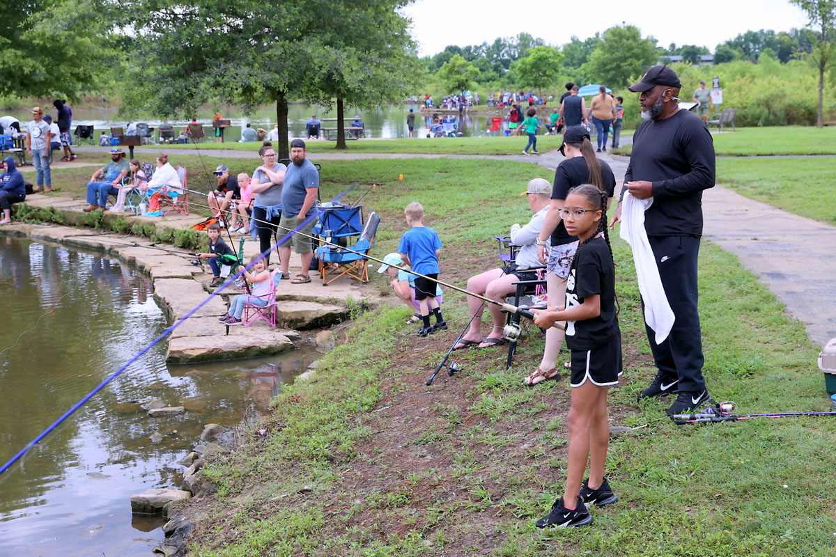 2024 TWRA Fishing Rodeo at Clarksville’s Liberty Park Pond. (Mark Haynes, Clarksville Living Magazine) 2024 TWRA Fishing Rodeo at Clarksville’s Liberty Park Pond. (Mark Haynes, Clarksville Living Magazine)
