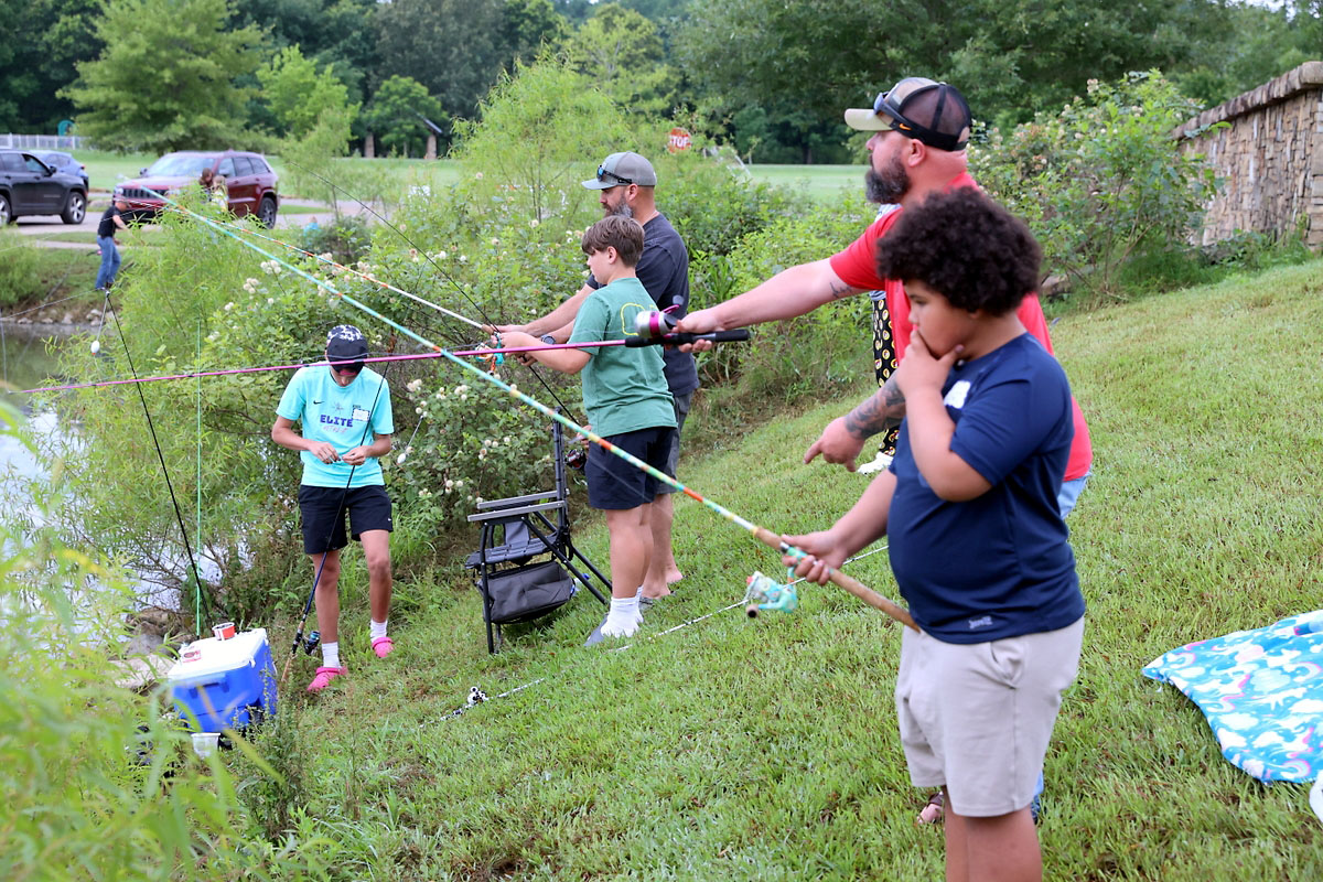 2024 TWRA Fishing Rodeo at Clarksville’s Liberty Park Pond. (Mark Haynes, Clarksville Living Magazine) 2024 TWRA Fishing Rodeo at Clarksville’s Liberty Park Pond. (Mark Haynes, Clarksville Living Magazine)