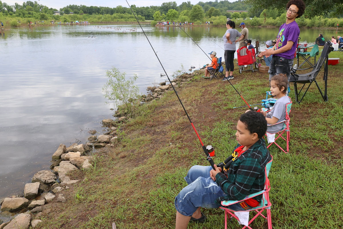 2024 TWRA Fishing Rodeo at Clarksville’s Liberty Park Pond. (Mark Haynes, Clarksville Living Magazine) 2024 TWRA Fishing Rodeo at Clarksville’s Liberty Park Pond. (Mark Haynes, Clarksville Living Magazine)